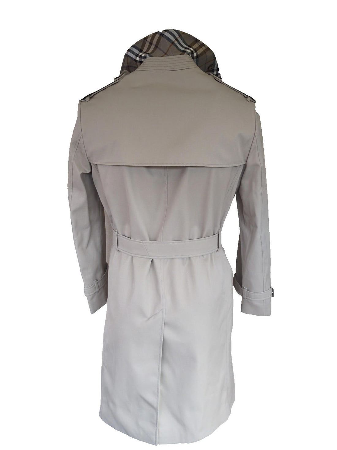 Burberry Trench Coat IT 46 XS SS25 New Mens Cotton Heron Beige