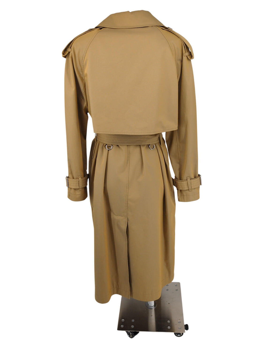 Burberry Trench Coat UK 10 USA 8 IT 42 Long Cotton Gabardine Womens