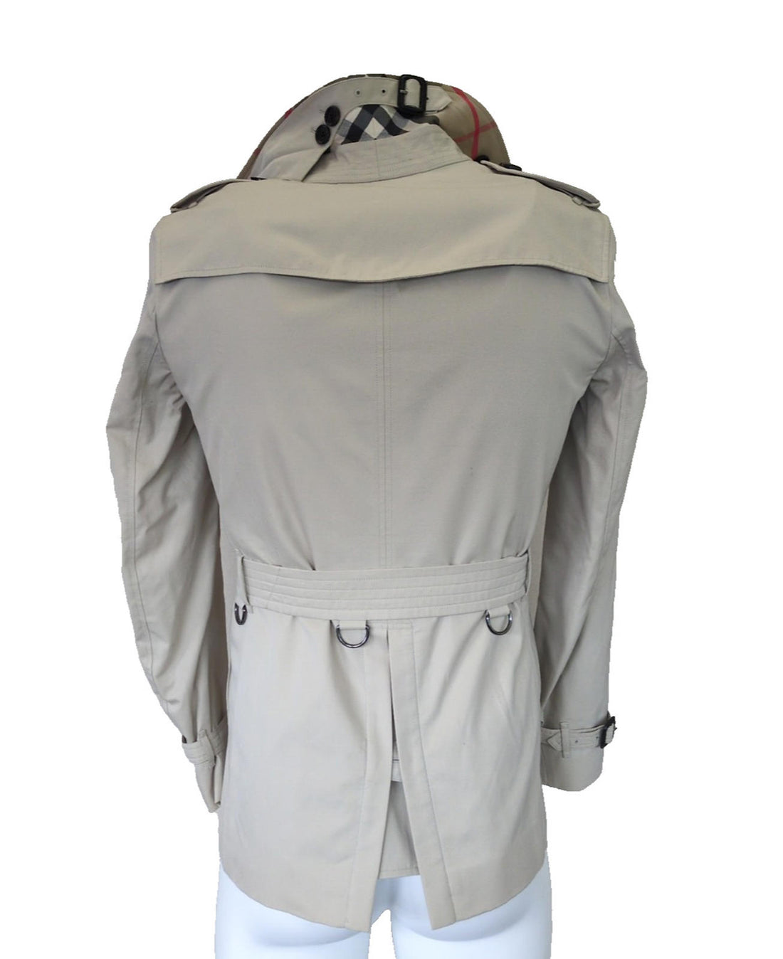 Burberry Trench Coat Chelsea Stone IT 46 Short UK XS 36" Chest