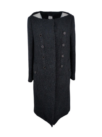Burberry Black Coat 6 UK Runway RARE USA 4 S Small Overcoat Trench