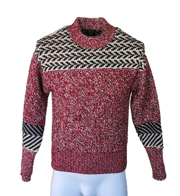 Burberry Mens Runway Jumper Cotton Wool Cashmere Italy S Small IT 48 UK 38" Ches