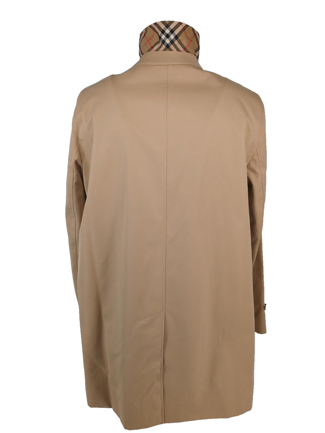 Burberry Car Coat Paddington IT 54 XL Heritage Honey Trench NWT Check Short