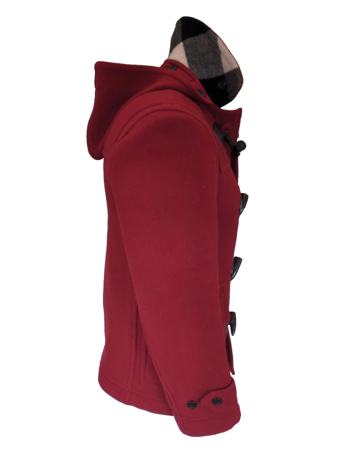 Burberry The Plymouth Mens Wool Duffle Coat IT 44 34" Chest XS XXS