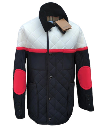 Burberry Coat XL Quilted Jacket Italy Ultra Rare Nova Check Coat IT 54 52