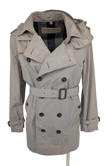 Burberry Trench Jacket M Medium IT 50 40" Chest Rain Coat Detachable Hood
