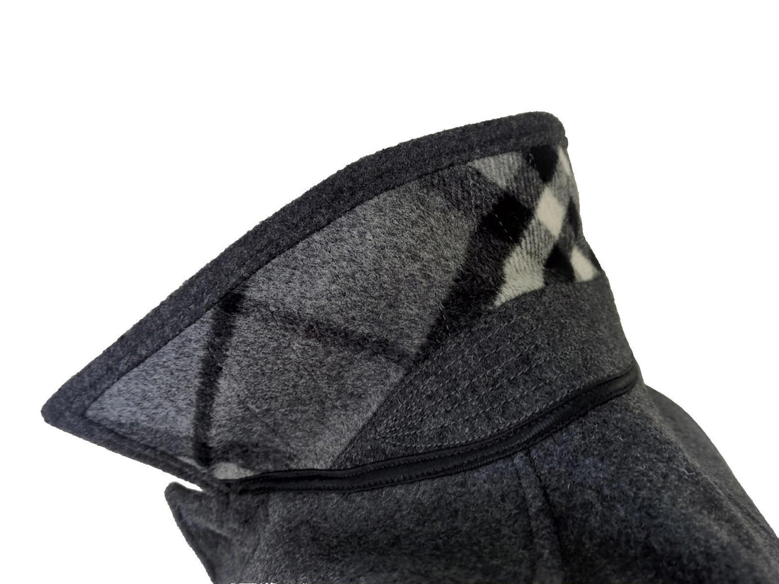 Burberry Car Coat IT 44 XS XXS Wool & Cashmere Grey Overcoat Trench