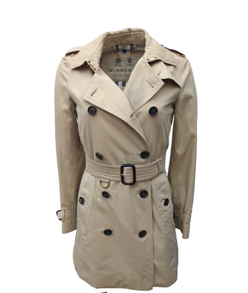 Burberry Trench Coat Size 6  Kensington Honey  USA 4 IT 38 Mid Length