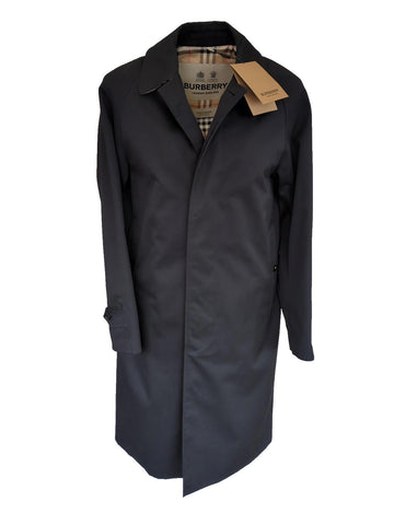 Burberry Car Coat Camden IT 46 UK 36" Chest Cotton Check Mens Black XS S BNWT