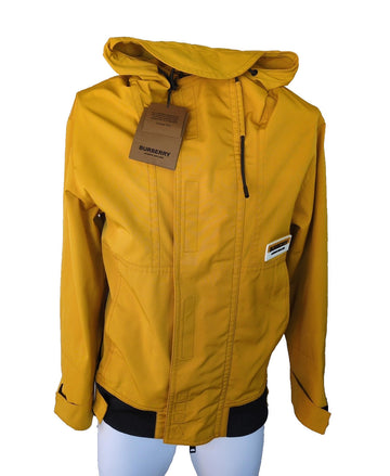 Burberry Waterproof Jacket XS IT48 Coat Waterproof Logo Applique Technical Small