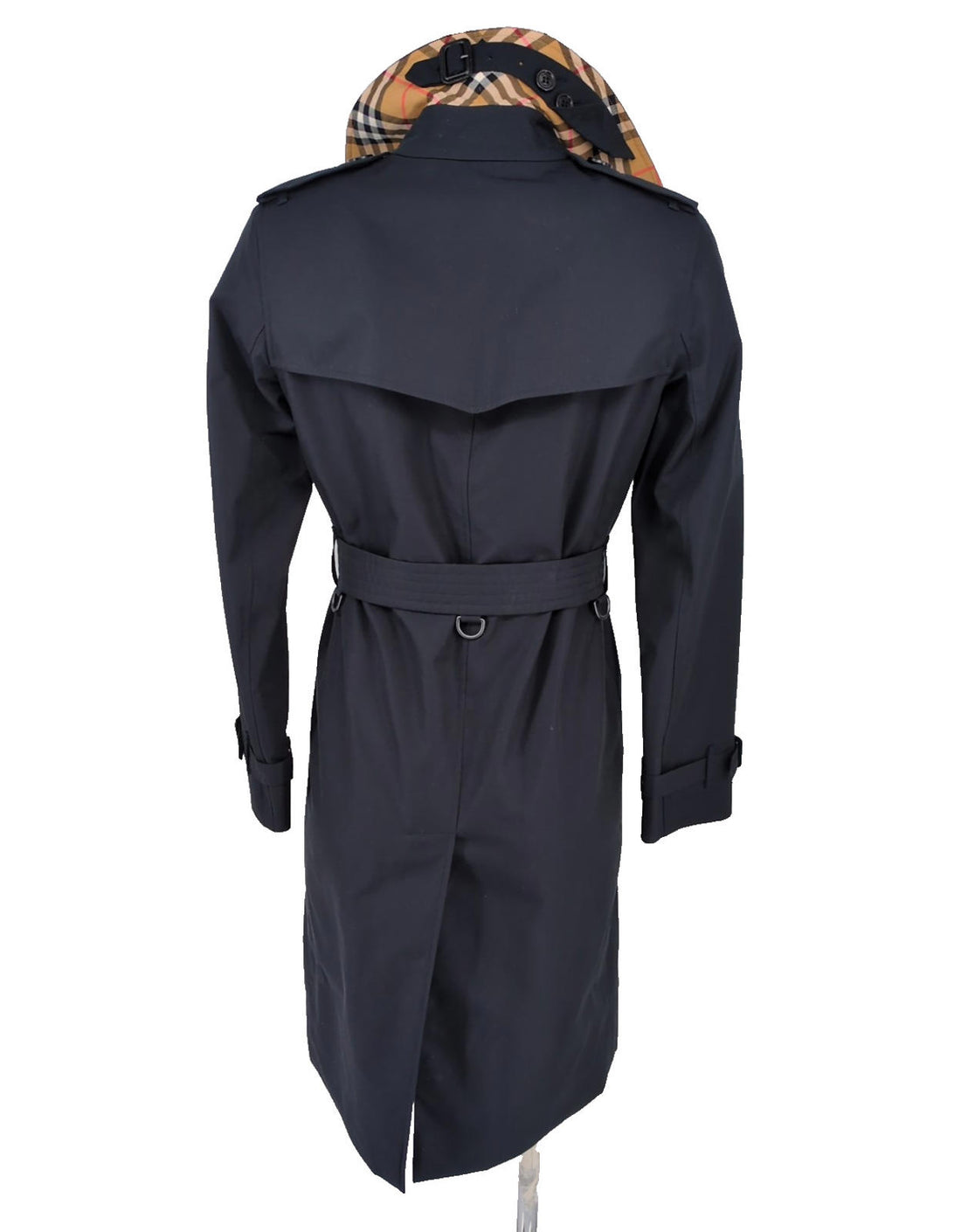 Burberry Trench Coat UK 4 Kensington Midnight Long US 2 XS XXS IT 36 BNWT Navy