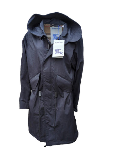 Burberry Black Coat S Small Rain Jacket Verwood 2025 BNWT RRP £1090 Hooded
