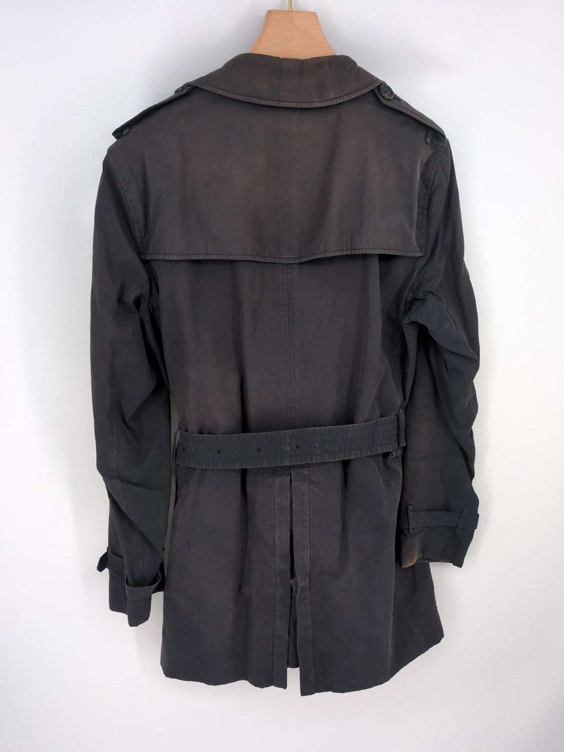 Burberry Trench Coat Kensington Navy IT 52 UK 42" Chest Medium Mid Length