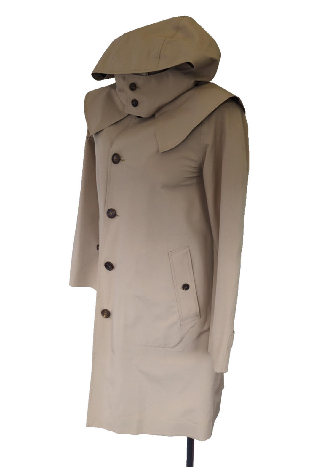 Burberry Mens Waterproof Jacket IT 48 UK 38" S Coat Mac Italy Honey Stunning