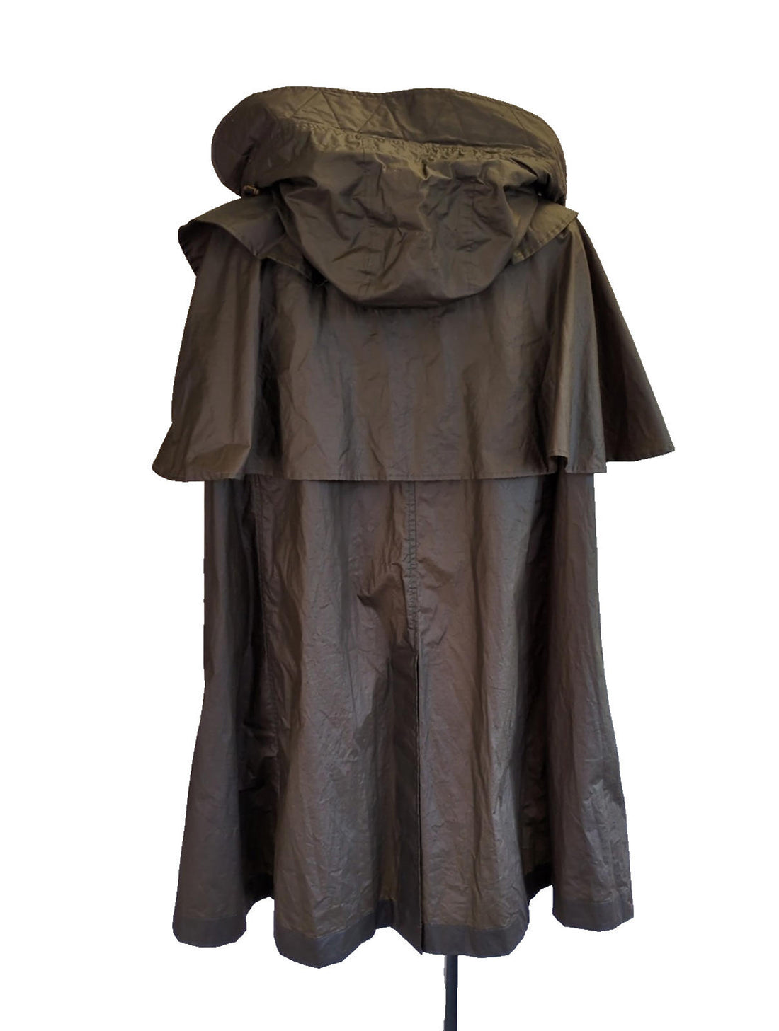 Burberry Waterproof Coat Cape S Small Oversized Olive Country Raincoat Bearston